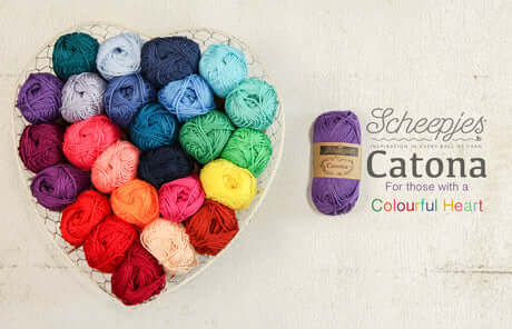 Scheepje's Catona Cotton 4ply. Beautiful 4ply mercerised cotton.ly mercerised