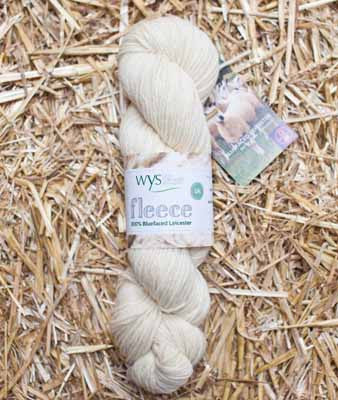 West Yorkshire Spinners Un-dyed 100% DK Bluefaced Leicester Wool Yarn in Ecru