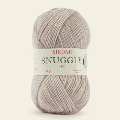 Ball of Sirdar Snuggly 4 Ply in shade Biscuit 522