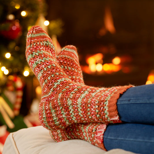 West Yorkshire Spinners Pattern - Clementine Crochet Socks
