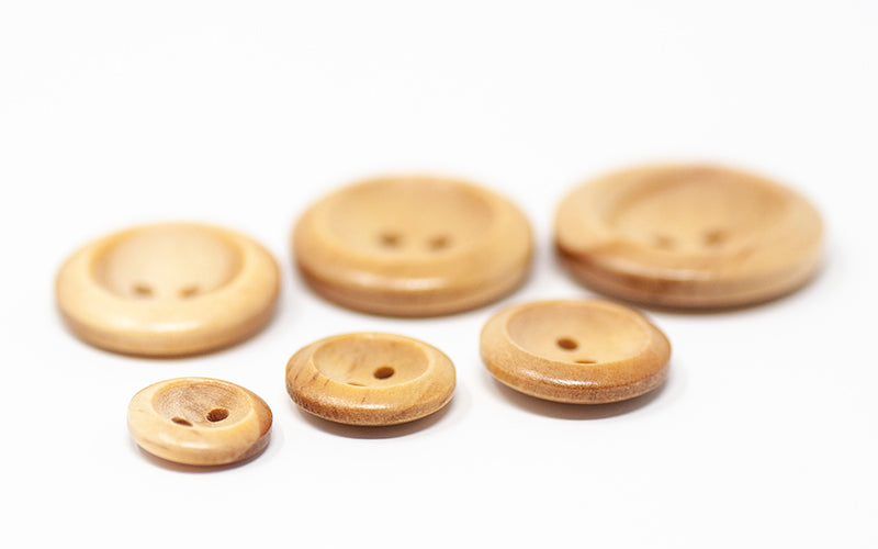 Loose Wooden Buttons 16mm