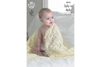 King Cole - Square Shawl - Pattern 4210