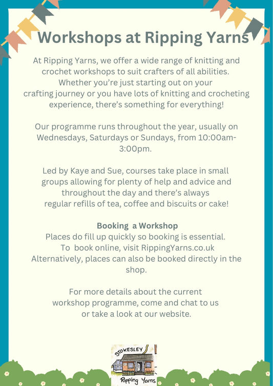 Workshops at Ripping Yarns