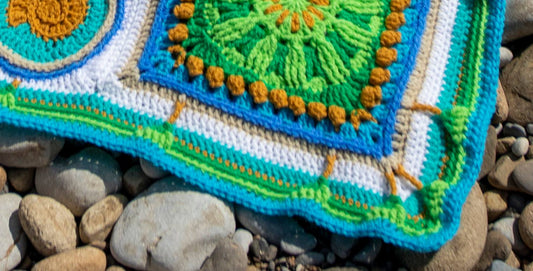 Tropical Shores Blanket CAL by Eleanor Tully