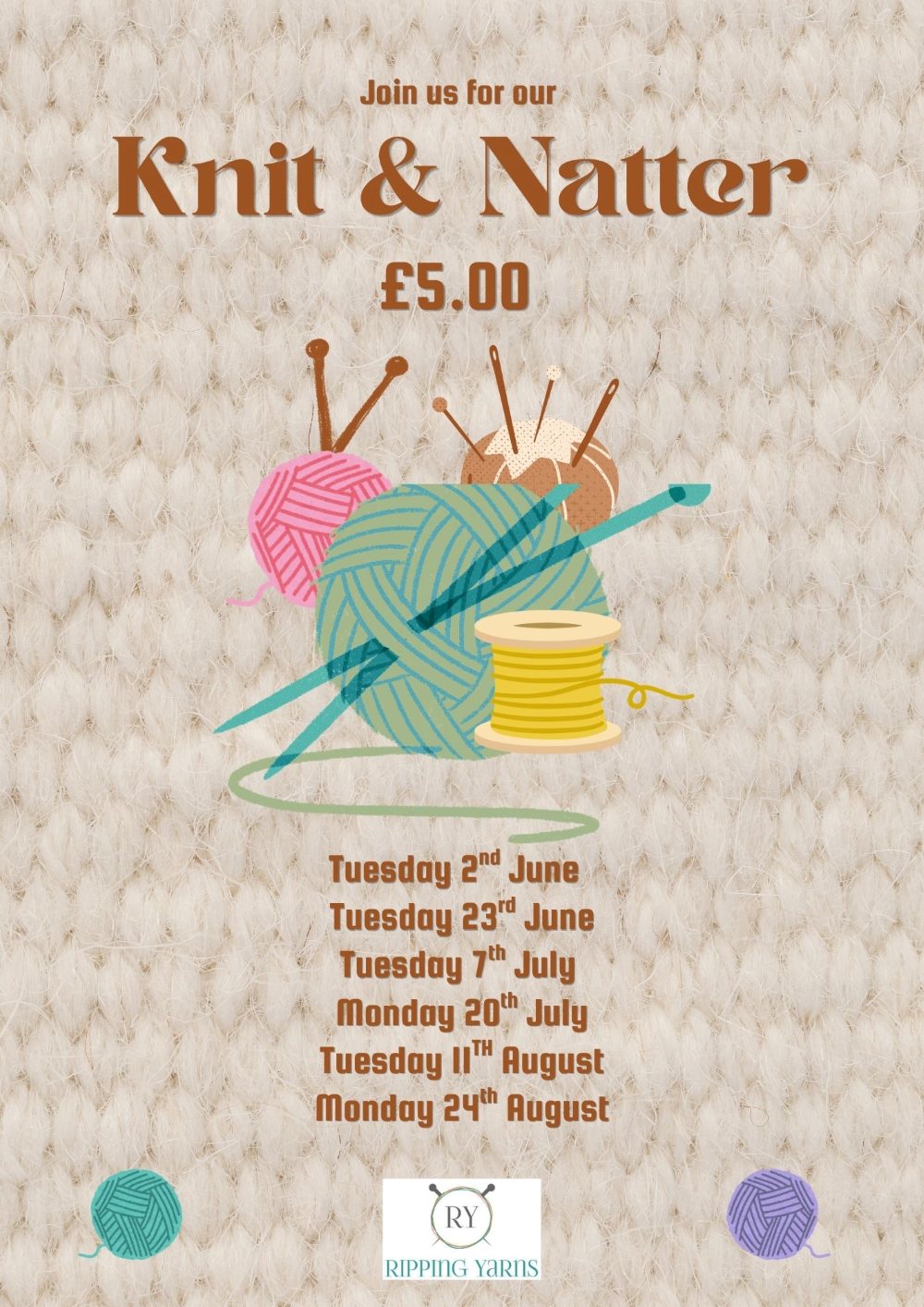 Crafty Get Togethers At Ripping Yarns