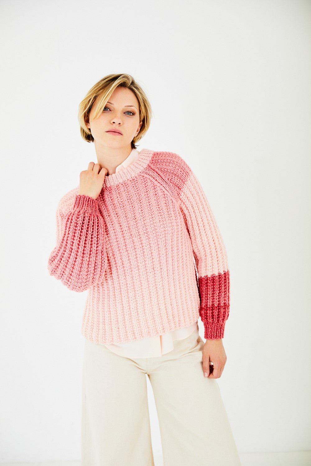 Horizon Sweater, Headband & Scarf - Pattern 10187