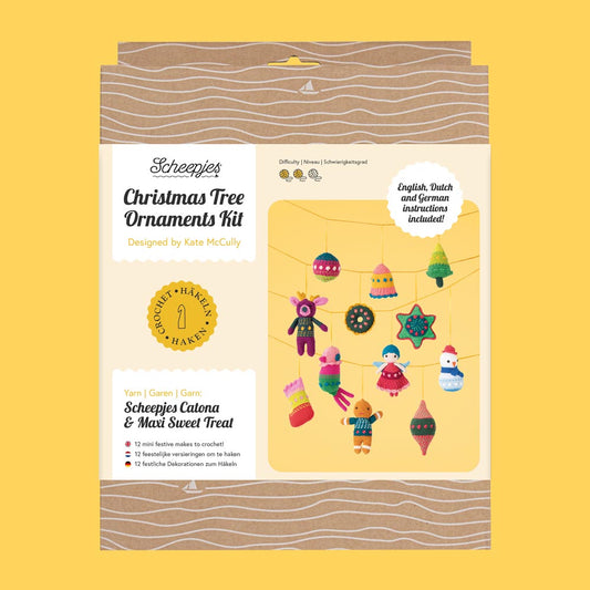 Scheepjes Christmas Tree Ornaments Crochet Kit