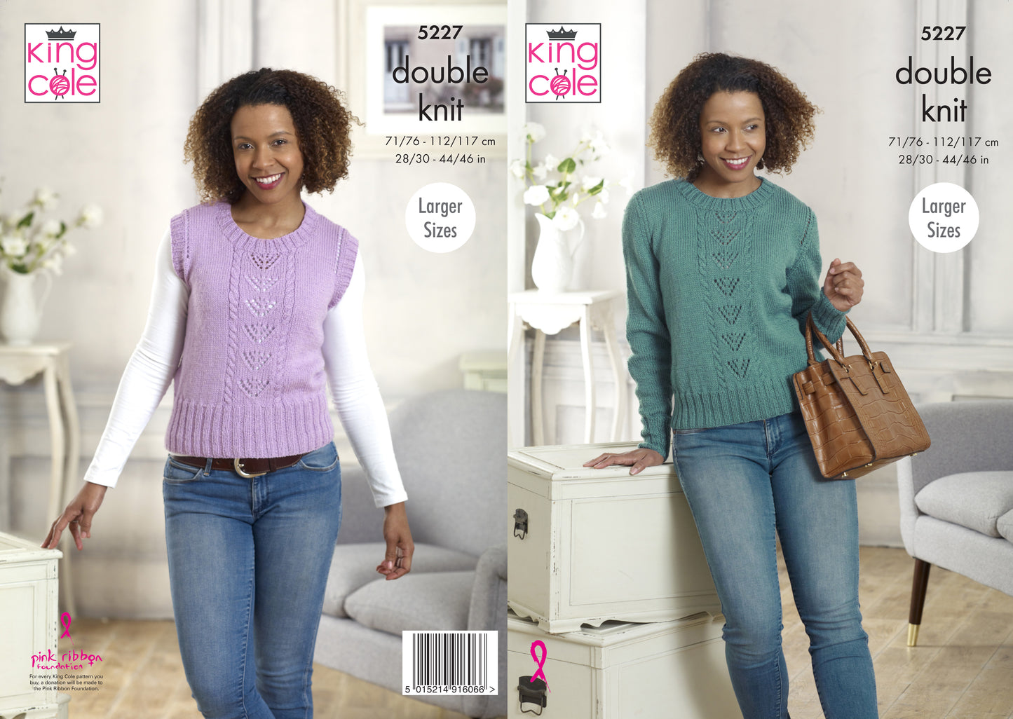 King Cole Sweater and Slipover: 5227