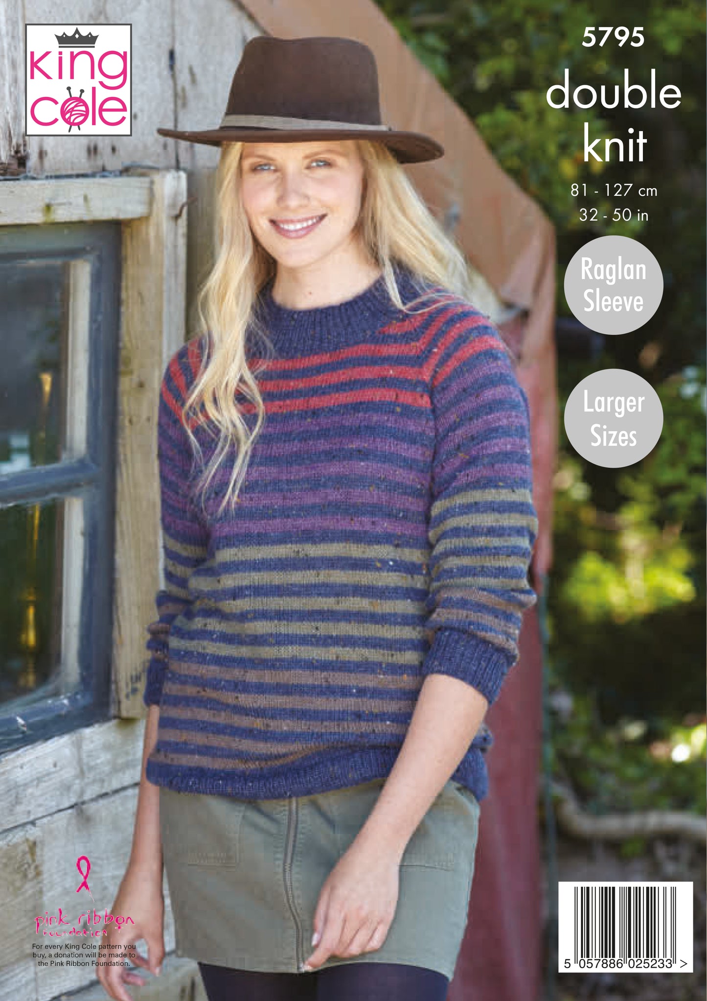 King Cole Homespun DK Pattern - Round and High Neck Sweaters 5795