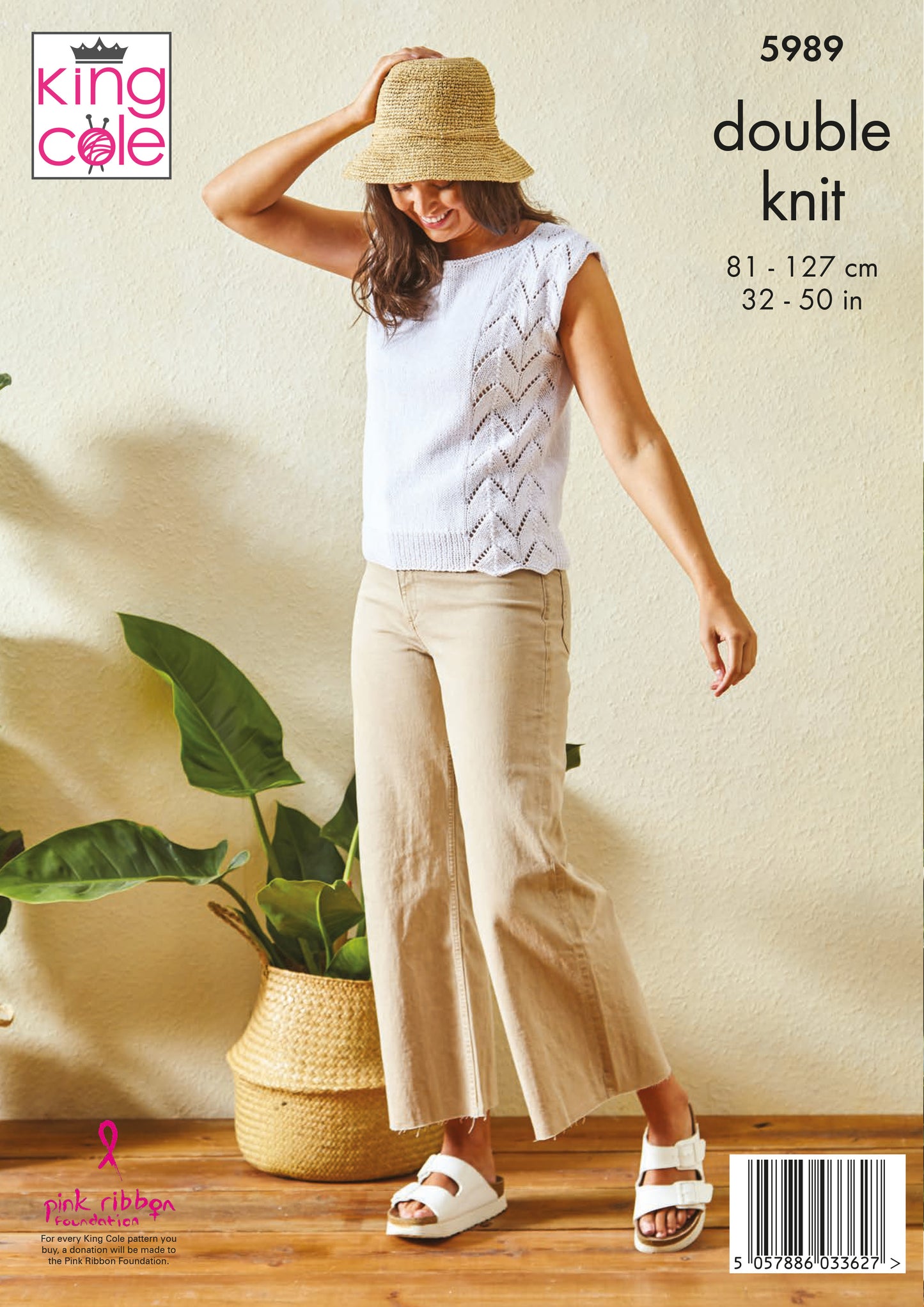 Tops knitted in King Cole, Linendale DK - 5989