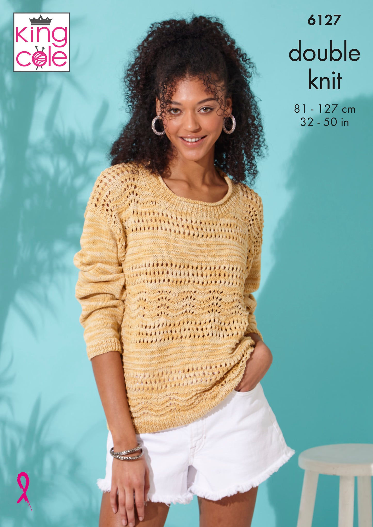 King Cole Sweater & Top Knitted in Linendale Reflections DK - 6127