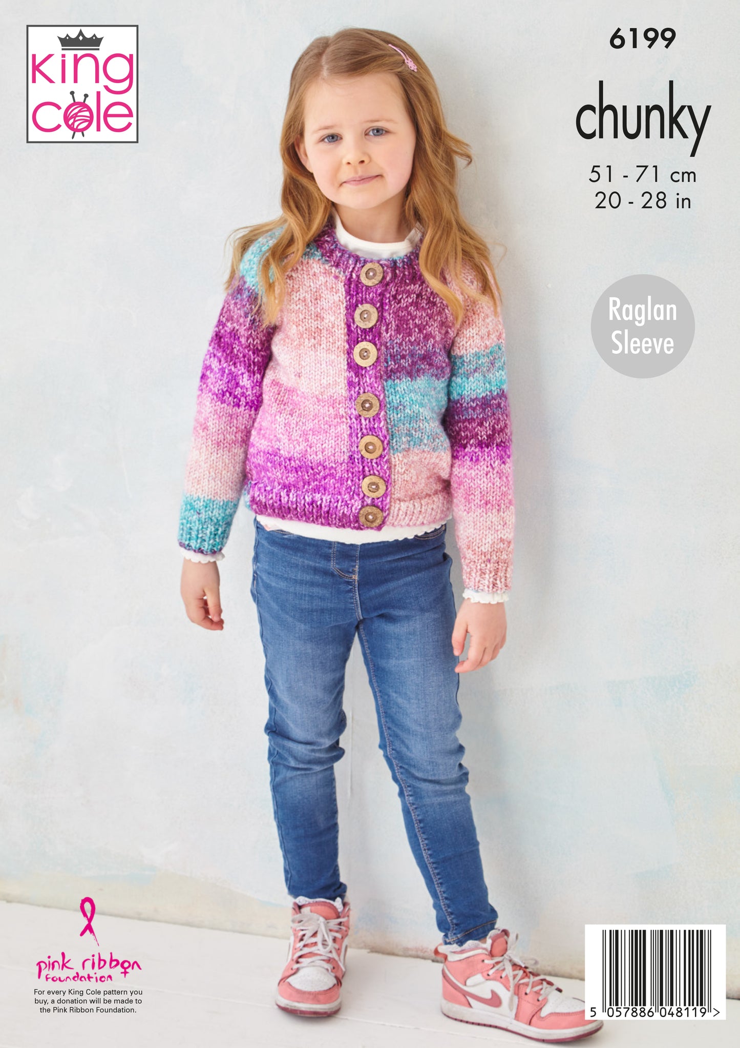 King Cole Children’s Chunky Sweater & Cardigan: 6199