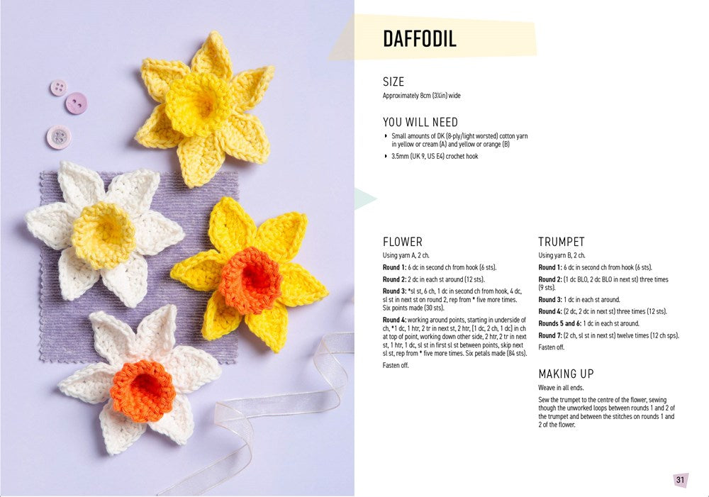 All-New Twenty to Make: Flowers to Crochet - Daffodil
