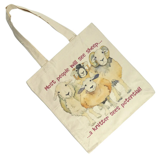 Emma Ball Sheep Potential Canvas Bag