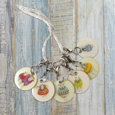 Emma Ball -Sheep in Sweaters Stitch Markers