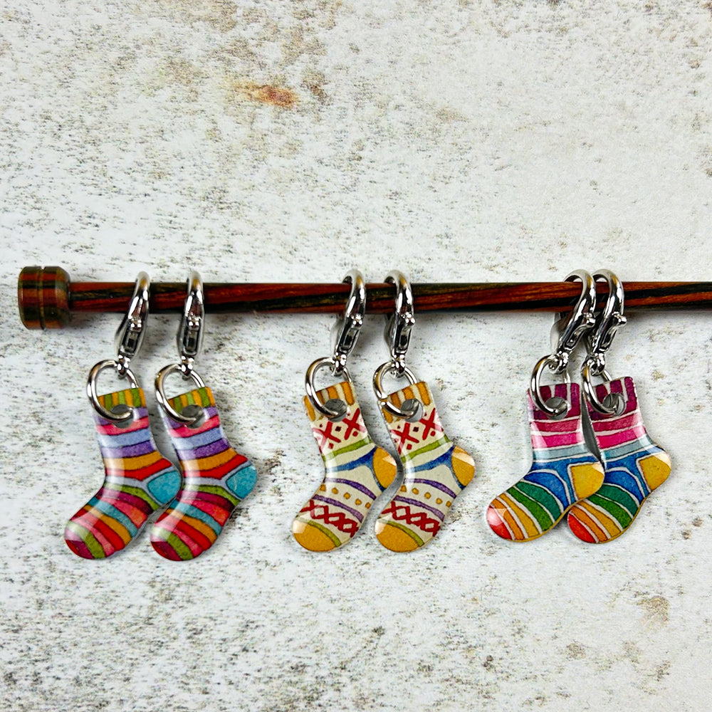 Sock Stitch Markers - by Emma Ball