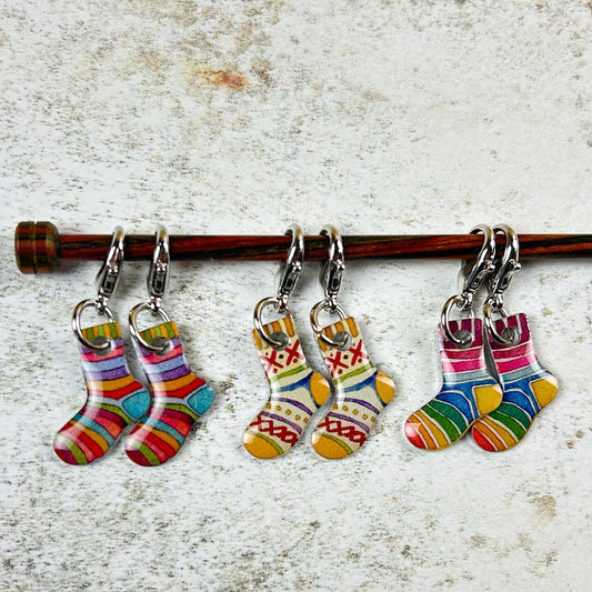 Sock Stitch Markers - by Emma Ball