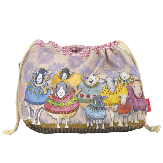 Emma Ball - Sheep in Sweaters DrawString Bag