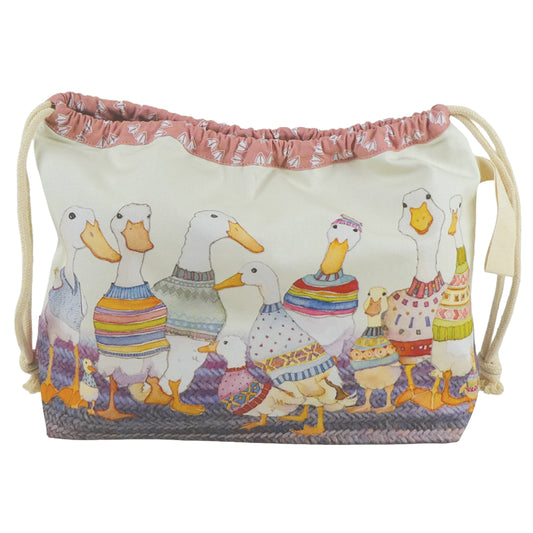 Emma Ball - Dapper Ducks Drawstring Bag