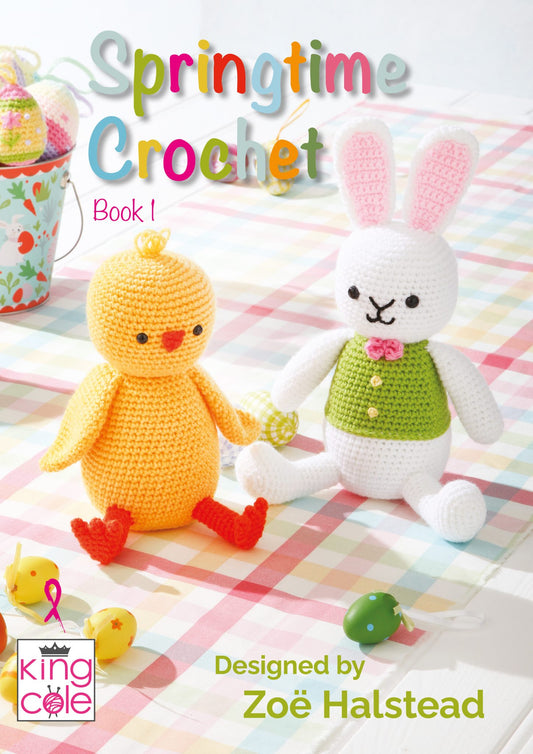 King Cole Springtime Crochet Book 1