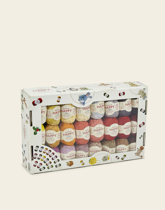 Sirdar Happy Cotton Gift Box - 50 Colours