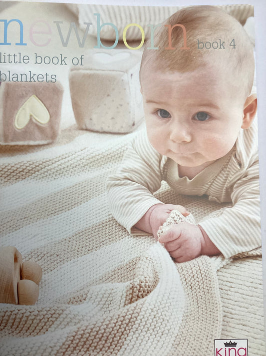 King Cole Newborn book 4 - little book of blankets.