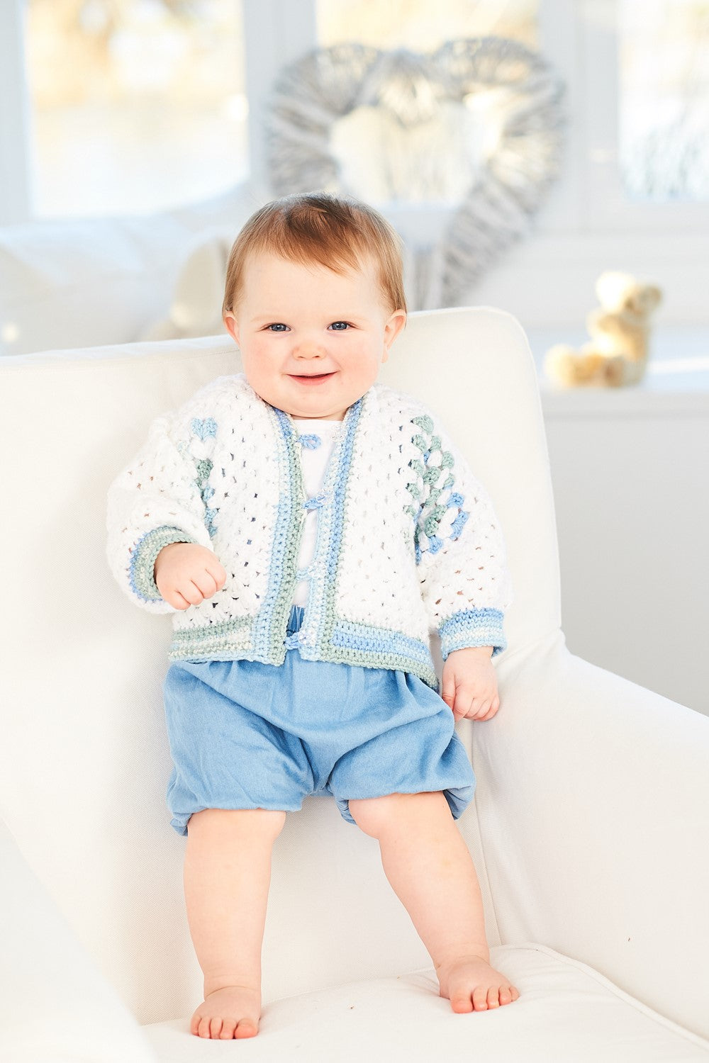 Stylecraft Bambino Prints Crochet Cardigan - 10067