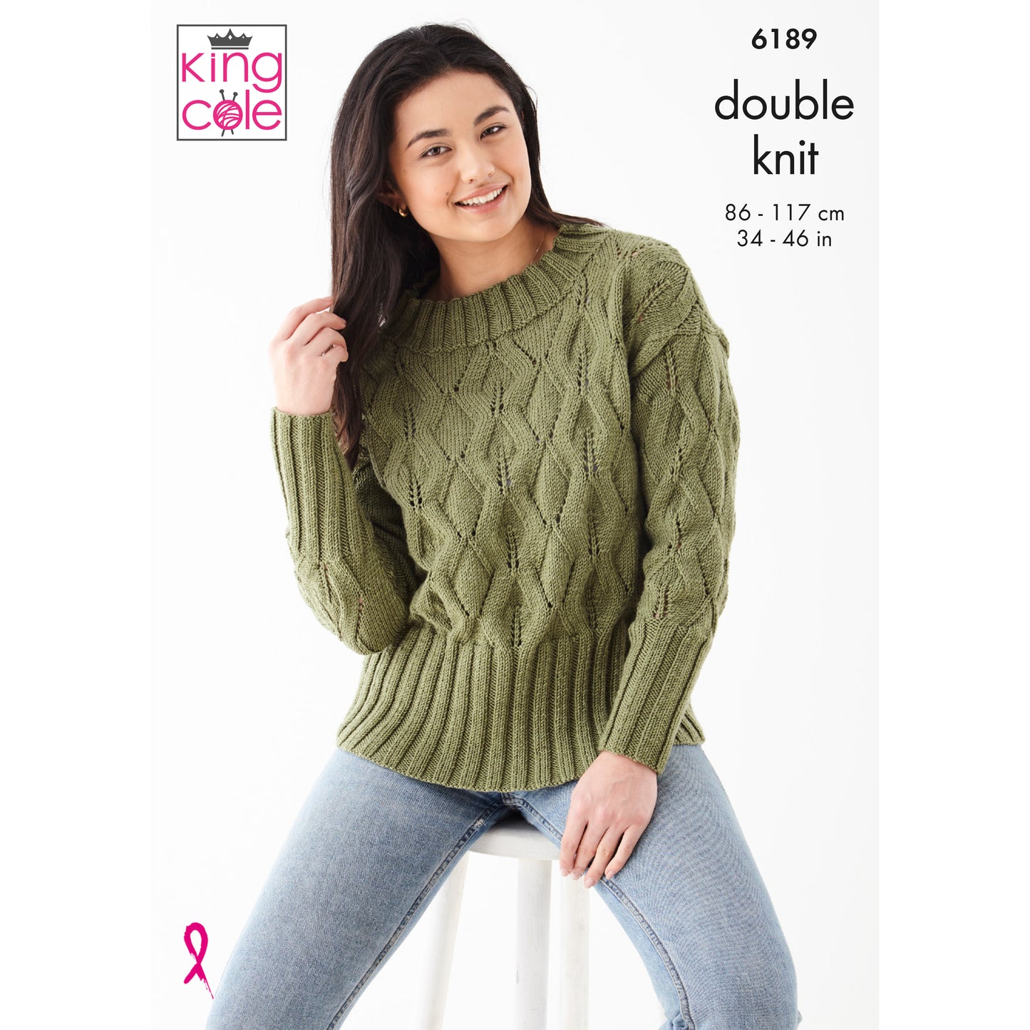 King Cole Ladies Sweaters: Knitted in King Cole Cherished DK - 6189