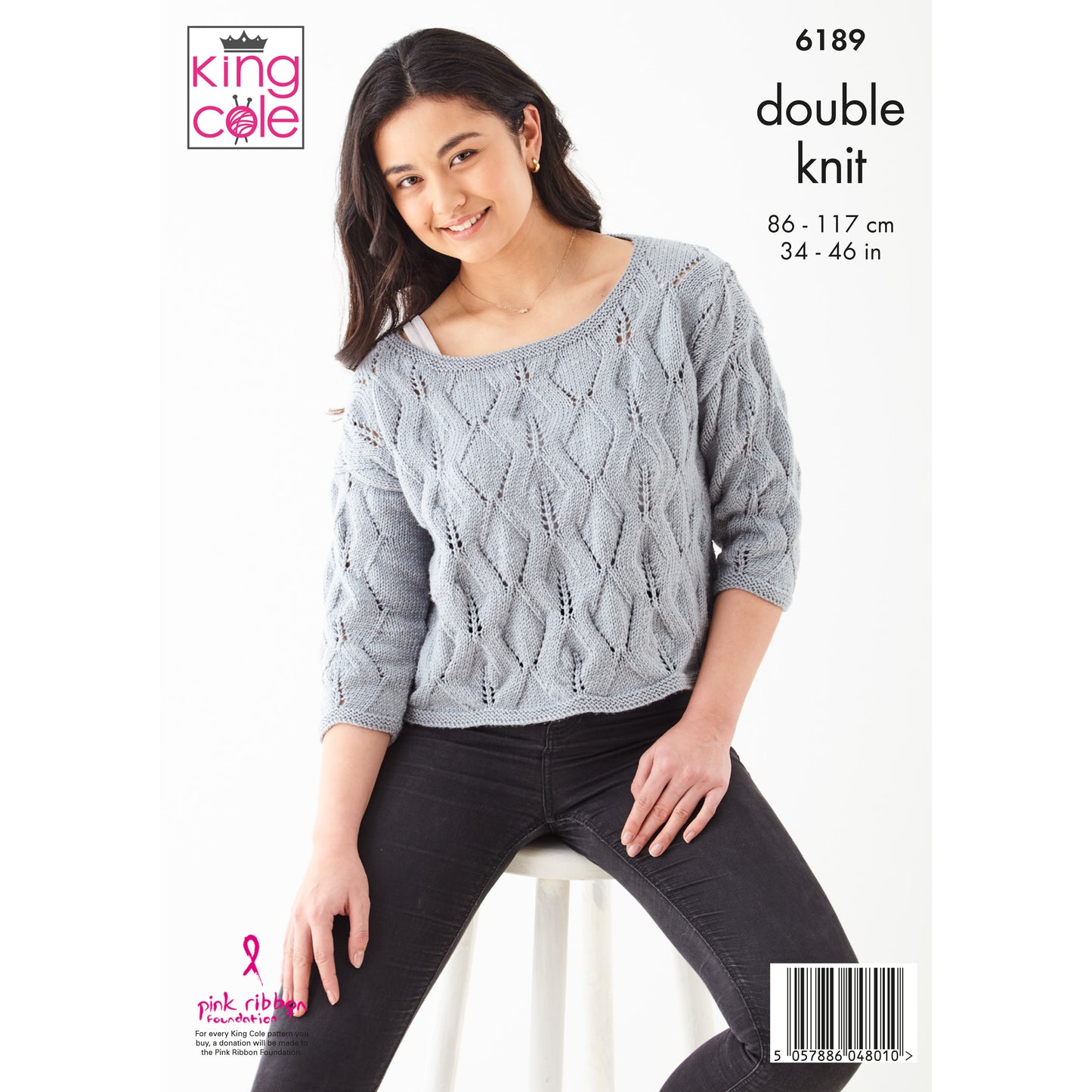 King Cole Ladies Sweaters: Knitted in King Cole Cherished DK - 6189