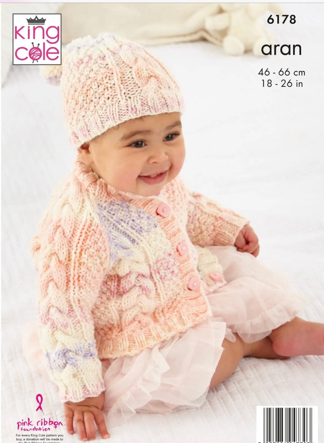 King Cole Baby Cardigans and Hat 6178