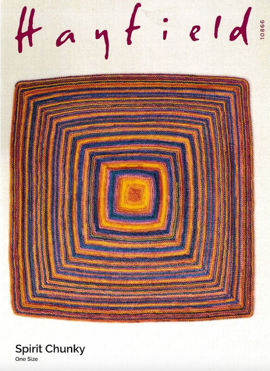 Knitted Blanket in Hayfield Spirit Chunky: 10866