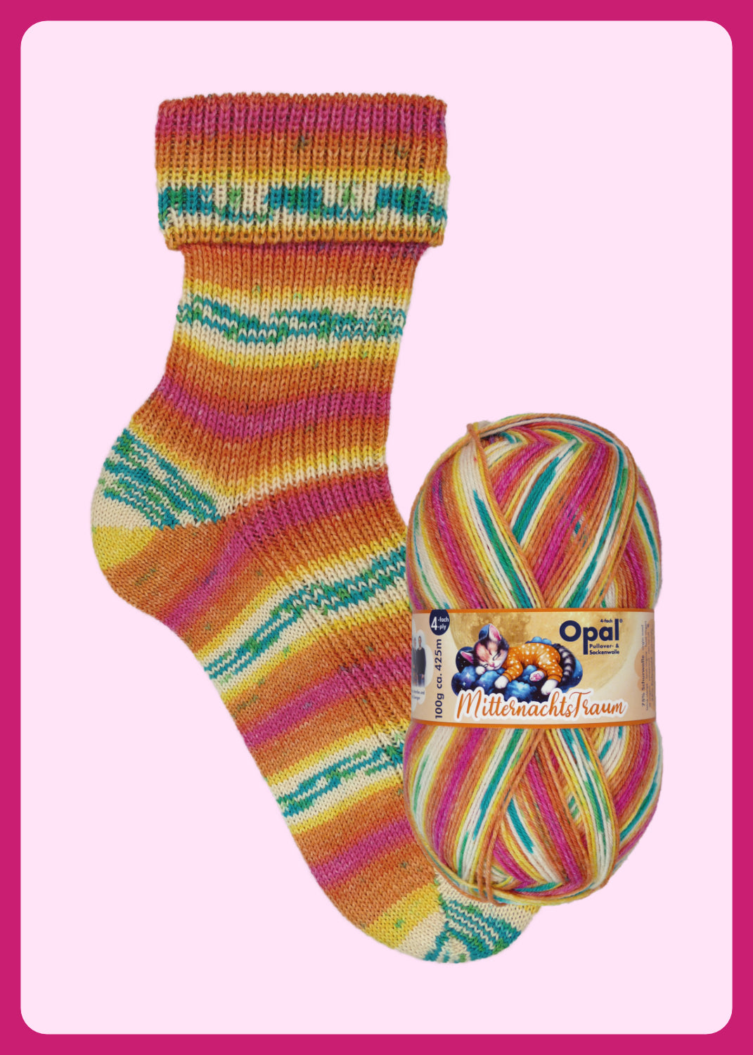 Opal Mitternachts-Traum (Midnight Dream) 4ply Sock Yarn