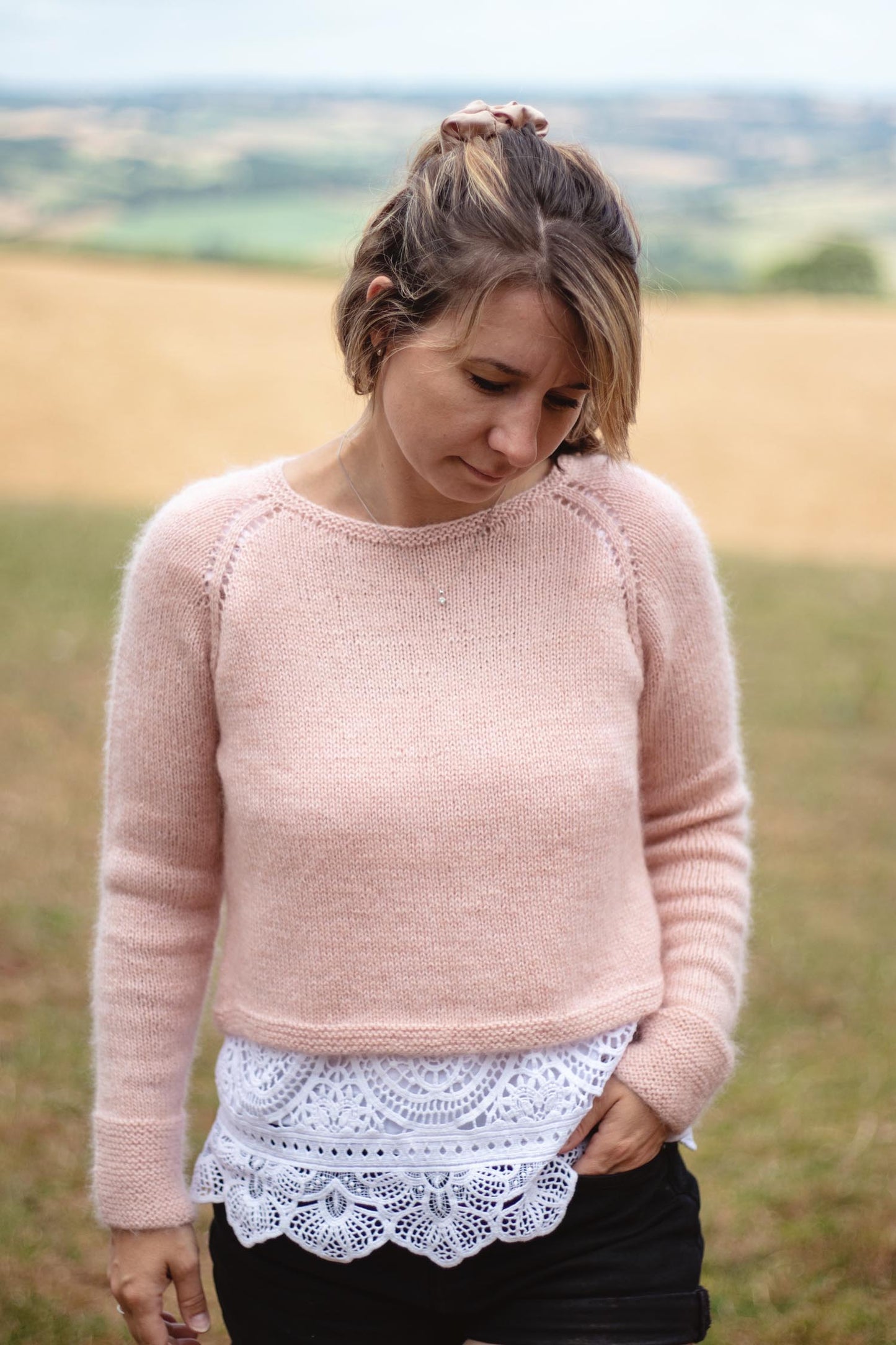 Top-Down Sweater in the Round