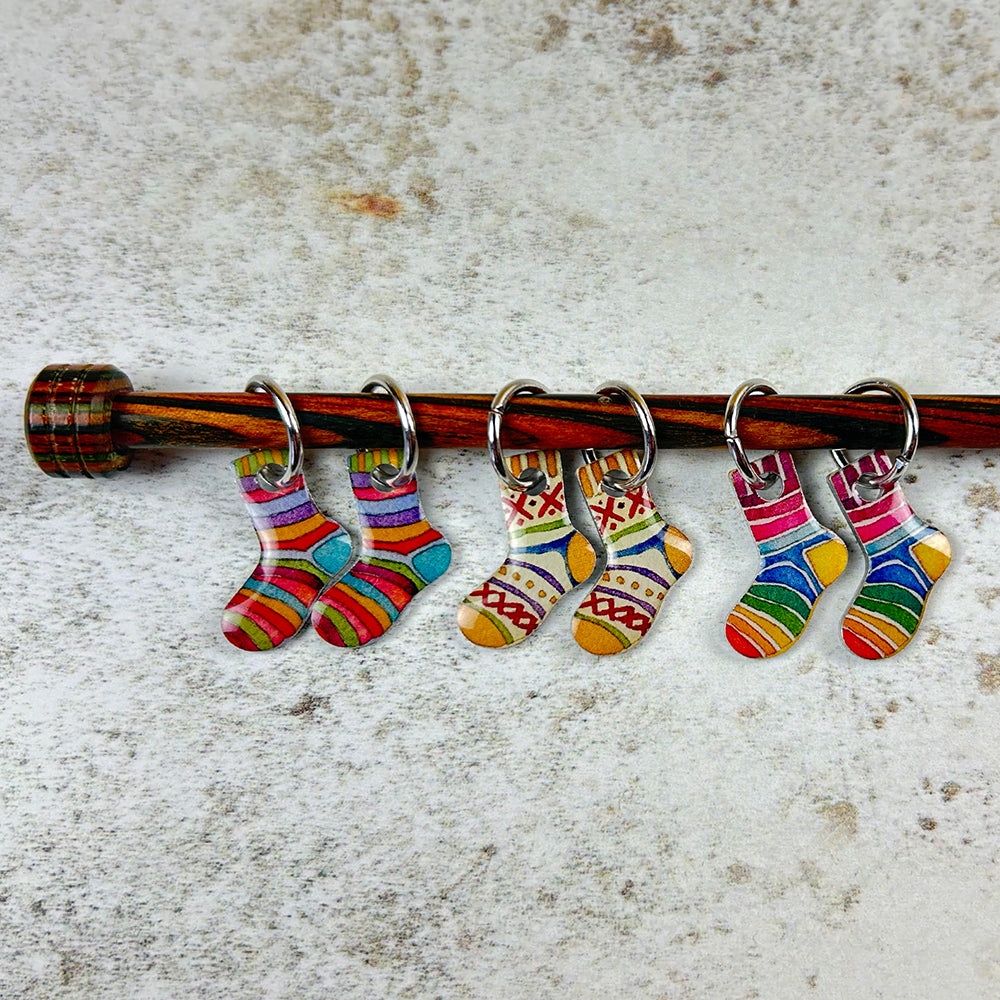 Sock Stitch Markers - by Emma Ball