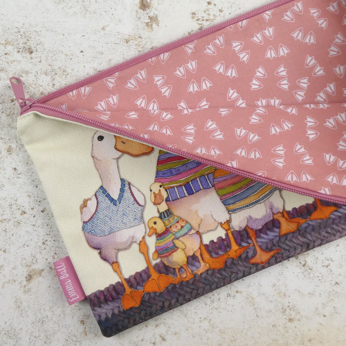 Emma Ball - Dapper Duck Long Project Bag