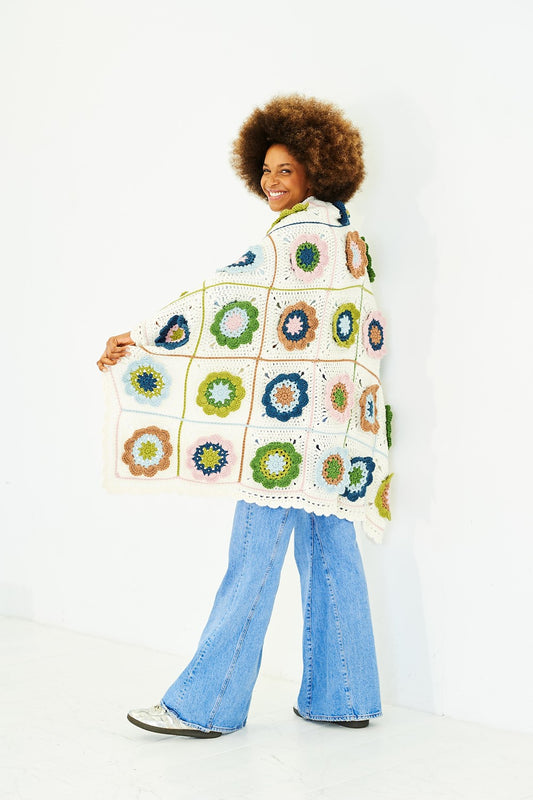 Stylecraft Softie Cosy Garden Blanket Pattern 10199