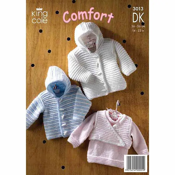 Jacket, Sweater and Body Warmer - Pattern 3013