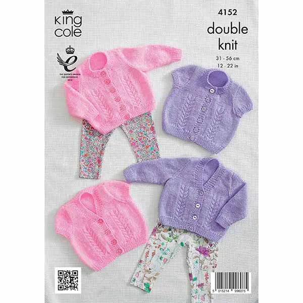 Baby Cardigans - Pattern 4152