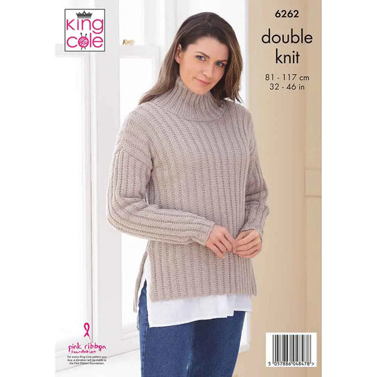 Sweaters and Waistcoat King Cole Pattern 6262