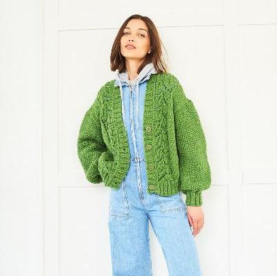 Stylecraft Softie Cardigan-Pattern 10108