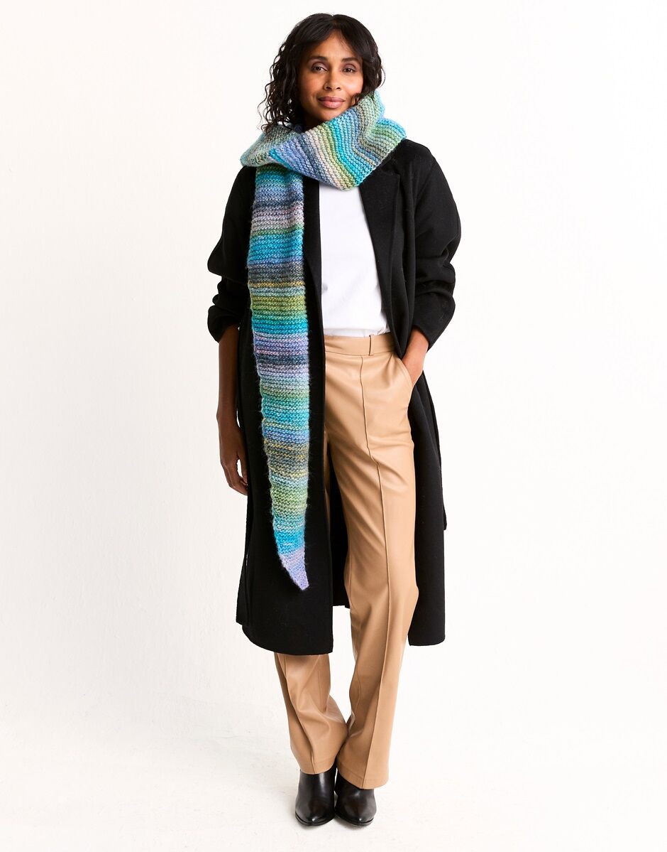 Strata Tie-Style Scarf - Pattern 10807