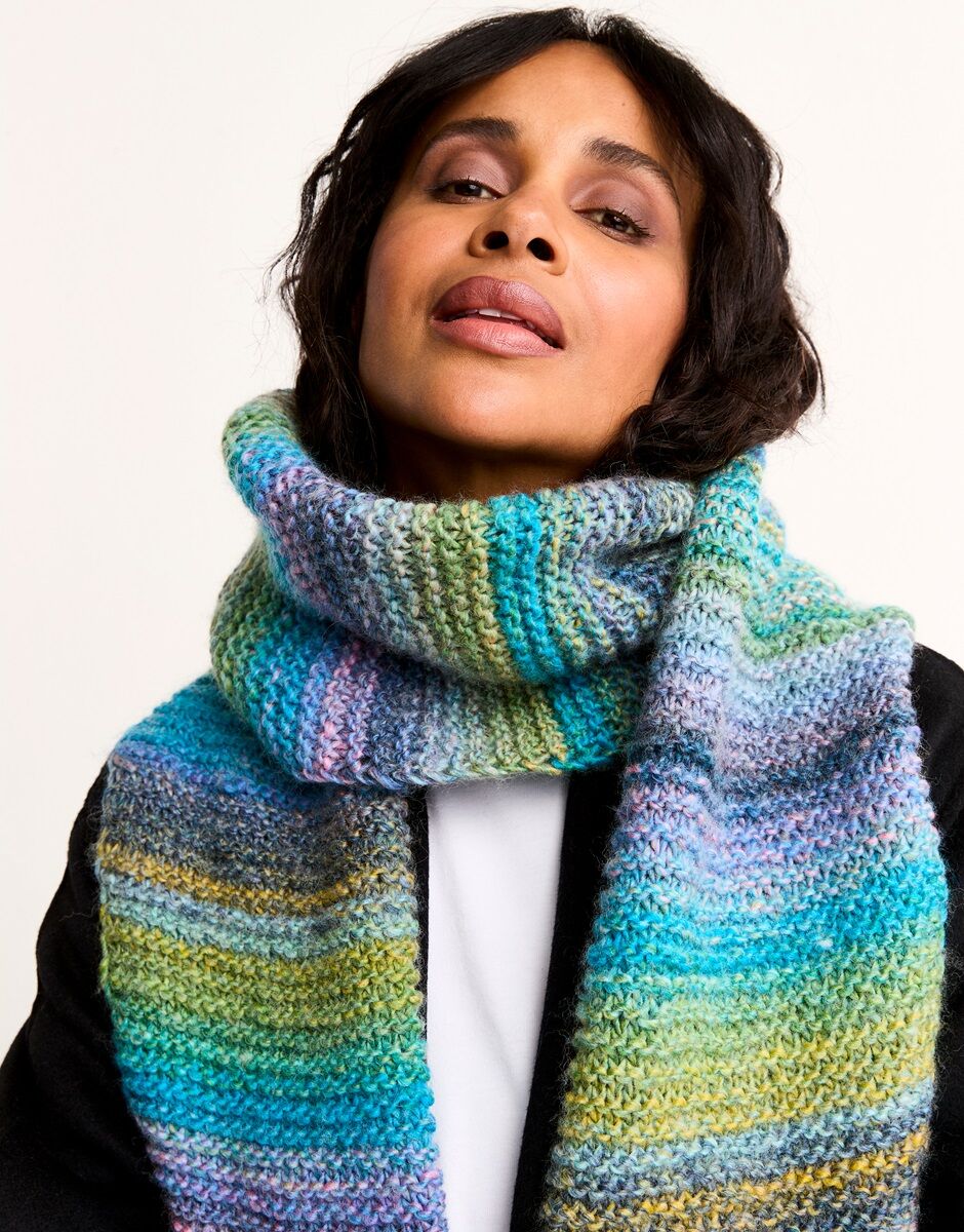 Strata Tie-Style Scarf - Pattern 10807