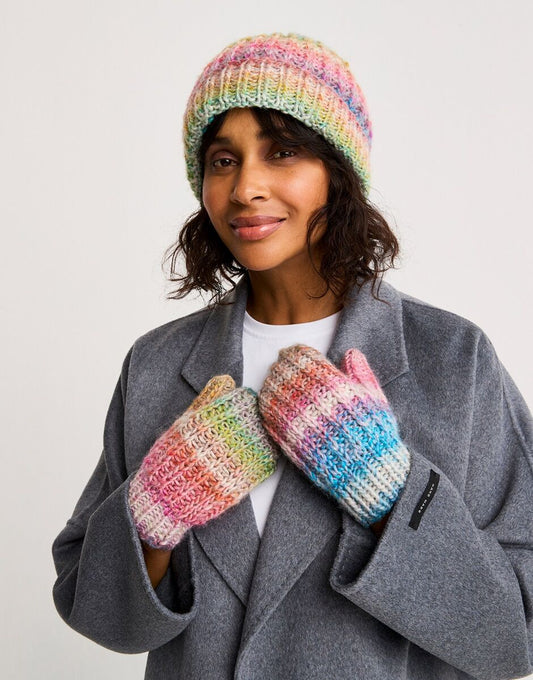 Marbled Hat & Mittens - Pattern 1080