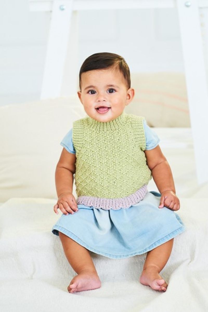 Stylecraft Baby and Children's Tank Tops Knitting Pattern: 10239