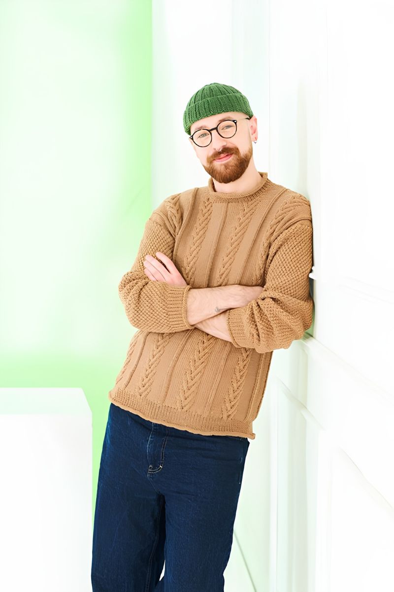 Stylecraft Bambino DK Men's Sweater Knitting Patterns: 10232