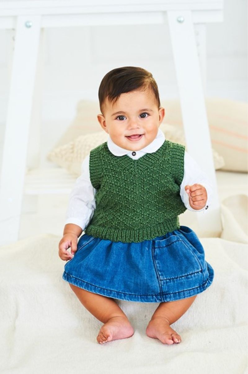 Stylecraft Baby and Children's Tank Tops Knitting Pattern: 10239