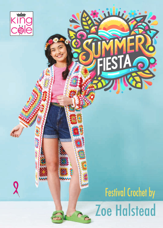 King Cole Summer Fiesta - Festival Crochet Book