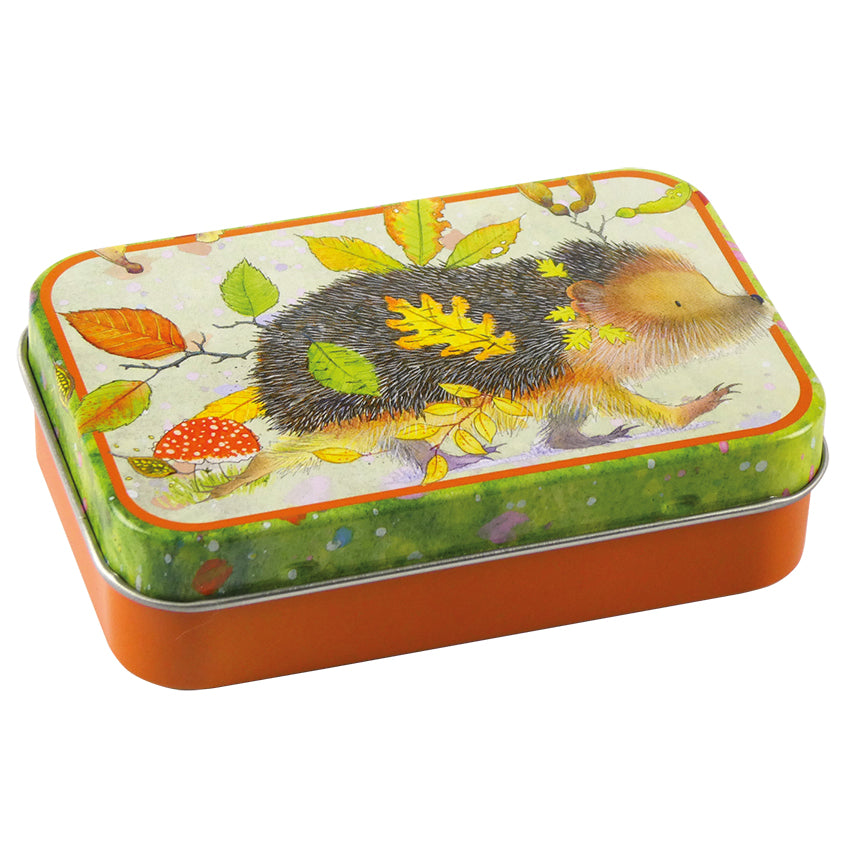 Emma Ball Mini Rectangular Tin Hedgehog