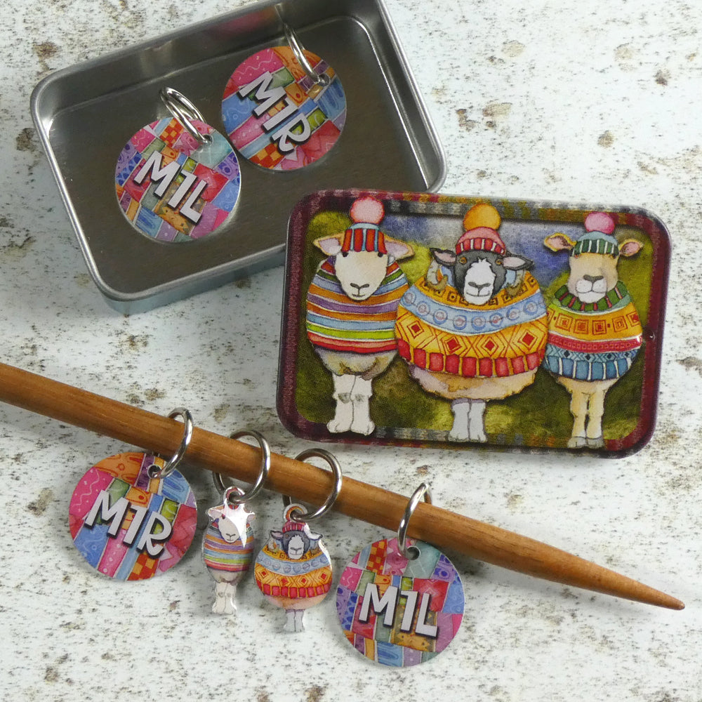 Emma Ball - Make 1 Stitch Markers in a Pocket Tin