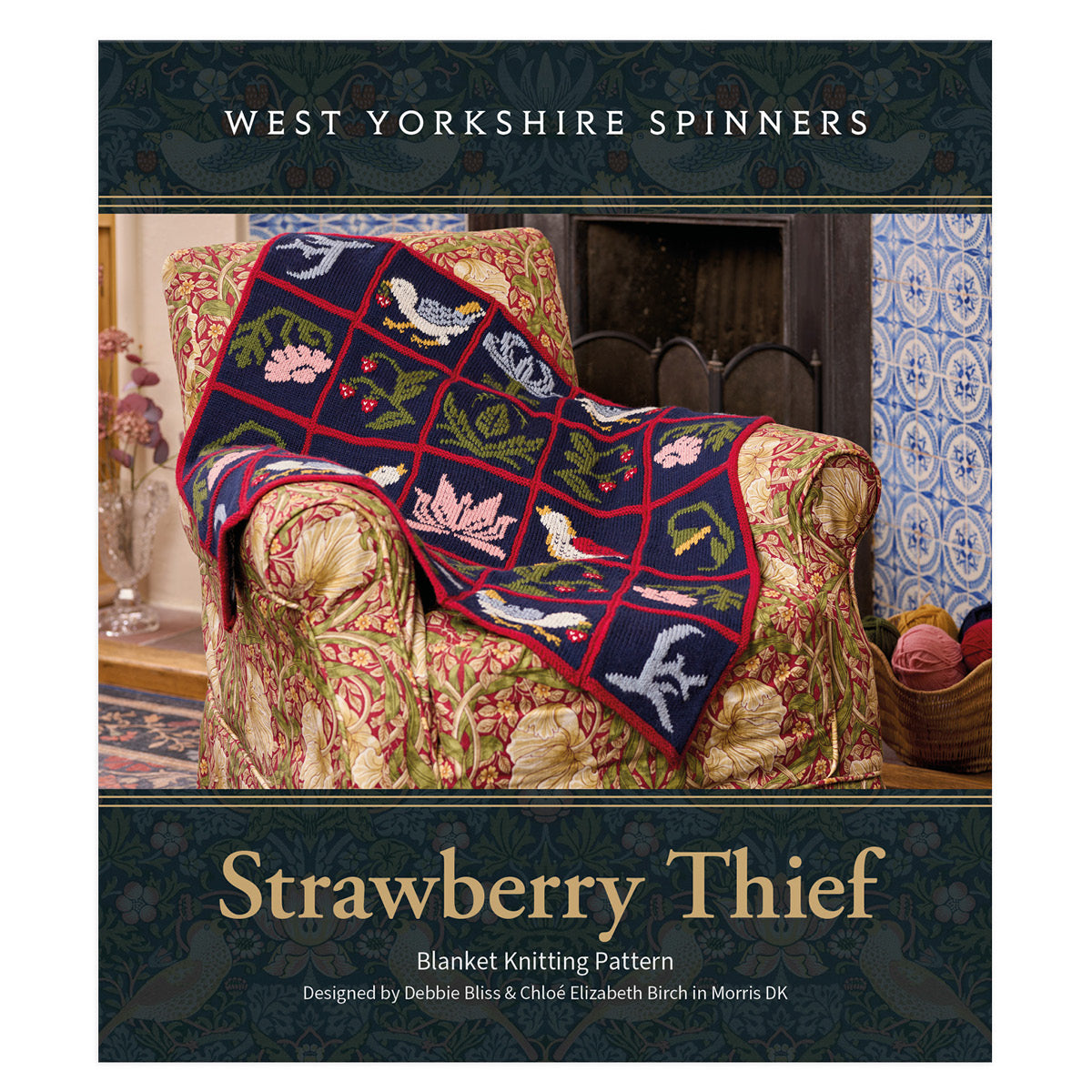 William Morris Strawberry Thief Blanket Kit from West Yorkshire Spinners